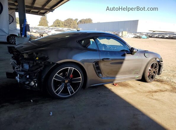 WP0AB2A84KS278356 2019 PORSCHE CAYMAN Серый Задняя правая четверть