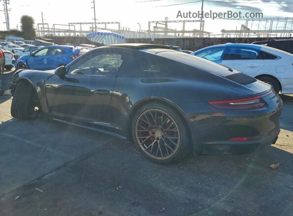 WP0AB2A90JS123617 2018 PORSCHE 911 Black Tył lewy