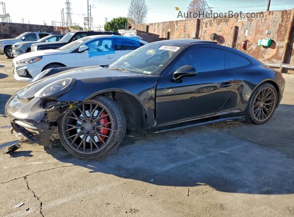 WP0AB2A90JS123617 2018 PORSCHE 911 Black Przód lewy