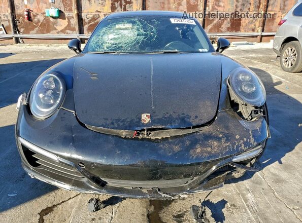 WP0AB2A90JS123617 2018 PORSCHE 911 Black Widok z przodu