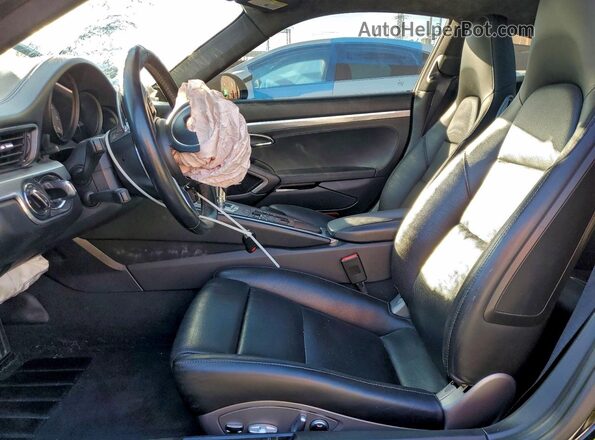 WP0AB2A90JS123617 2018 PORSCHE 911 Black Widok wnętrza z przodu
