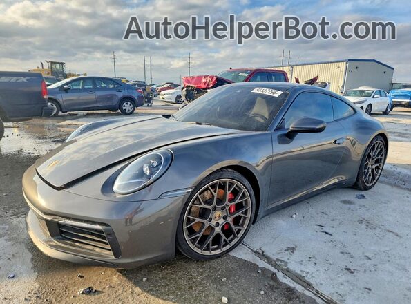 WP0AB2A98LS225413 2020 PORSCHE 911 Gray Передня ліва чверть