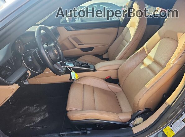 WP0AB2A98LS225413 2020 PORSCHE 911 Gray Вид салону спереду
