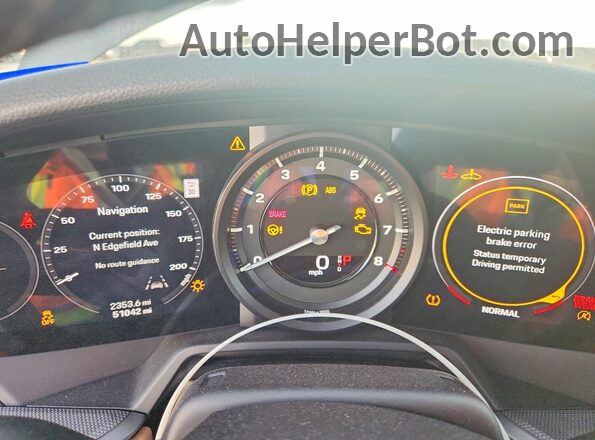 WP0AB2A98LS225413 2020 PORSCHE 911 Gray Вид щитка приладів