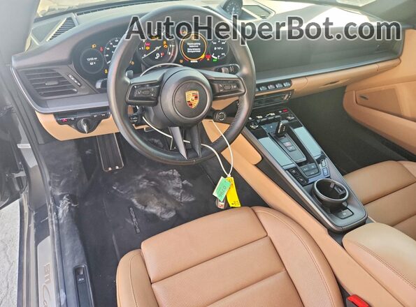 WP0AB2A98LS225413 2020 PORSCHE 911 Gray Вид панелі приладів