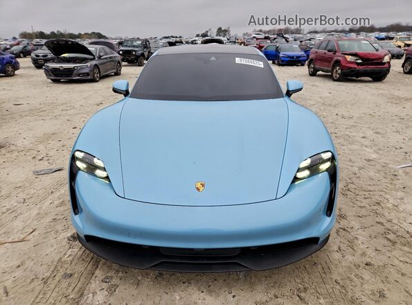 WP0AB2Y10LSA53316 2020 PORSCHE TAYCAN Синий Вид спереди