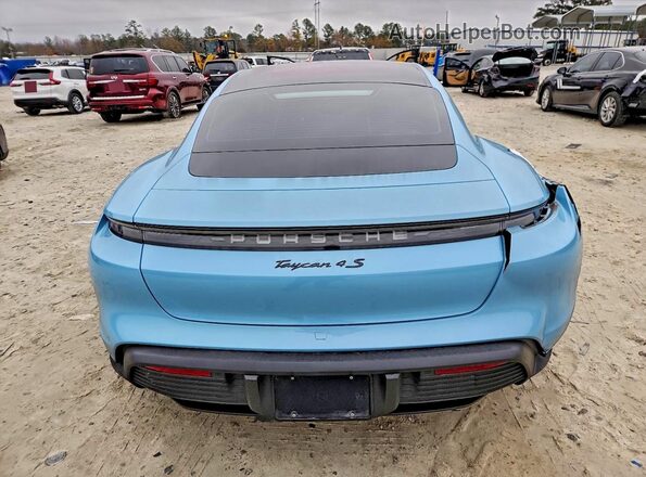 WP0AB2Y10LSA53316 2020 PORSCHE TAYCAN Синий Вид сзади