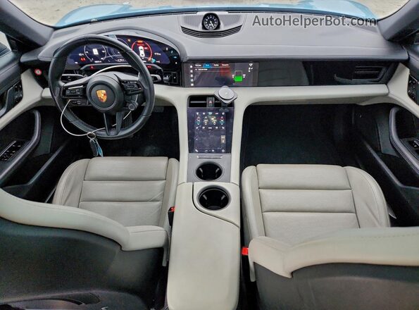 WP0AB2Y10LSA53316 2020 PORSCHE TAYCAN Синий Вид панели приборов