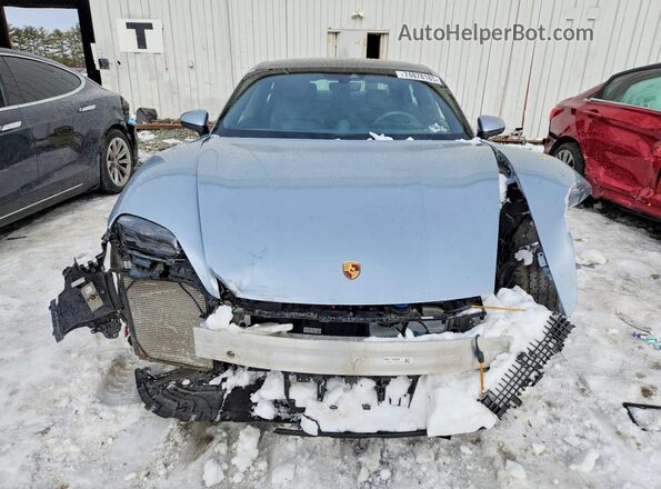 WP0AB2Y14MSA44863 2021 PORSCHE TAYCAN Серебряный Вид спереди