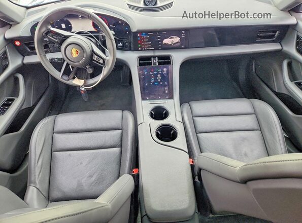WP0AB2Y14MSA44863 2021 PORSCHE TAYCAN Серебряный Вид панели приборов