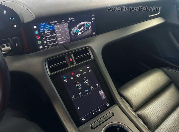 WP0AB2Y15NSA45523 2022 PORSCHE TAYCAN Синий Вид задней части салона