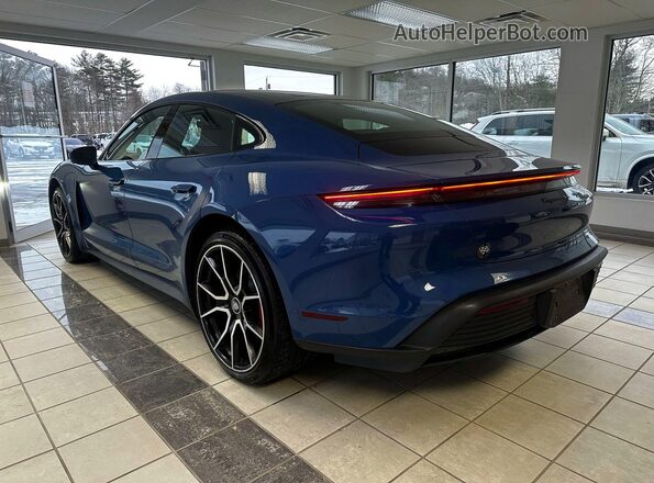 WP0AB2Y15NSA45523 2022 PORSCHE TAYCAN Синий Задняя правая четверть