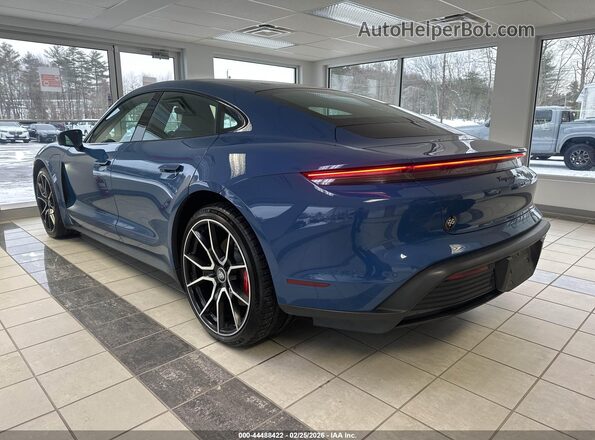 WP0AB2Y15NSA45523 2022 PORSCHE TAYCAN Blue Tył lewy