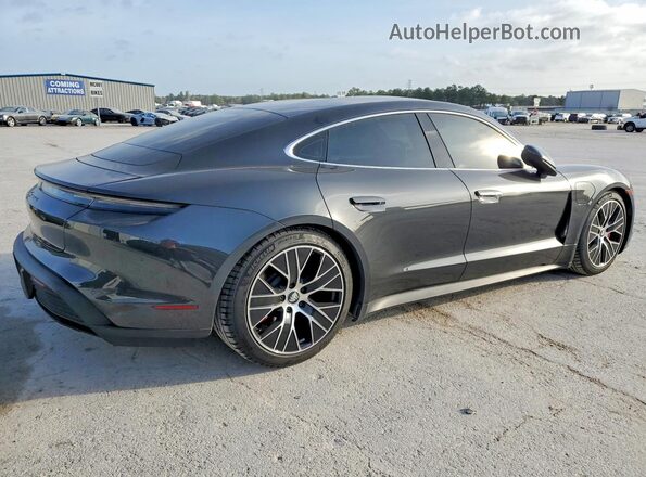 WP0AB2Y16NSA45837 2022 PORSCHE TAYCAN Charcoal Задня права чверть