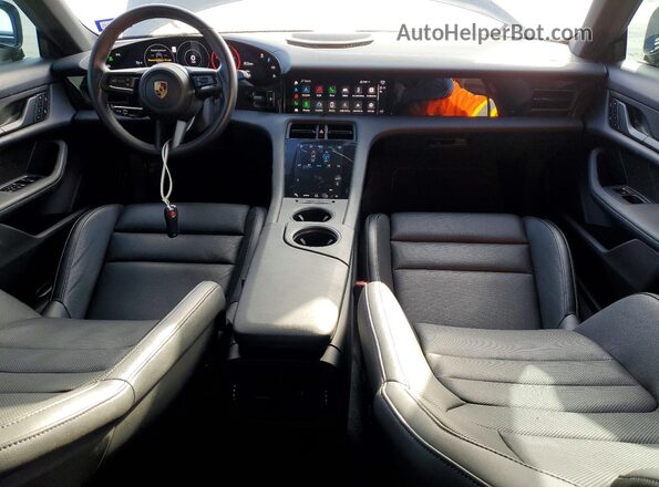 WP0AB2Y16NSA45837 2022 PORSCHE TAYCAN Charcoal Вид панелі приладів
