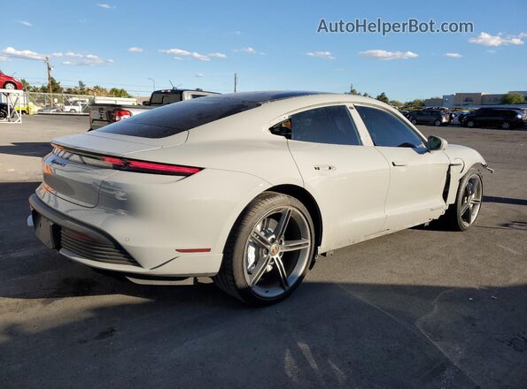 WP0AB2Y17NSA44356 2022 PORSCHE TAYCAN Серебряный Задняя правая четверть