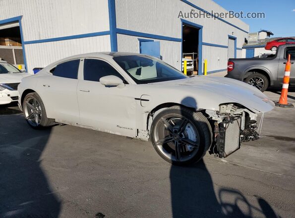 WP0AB2Y17NSA44356 2022 PORSCHE TAYCAN Серебряный Передняя правая четверть