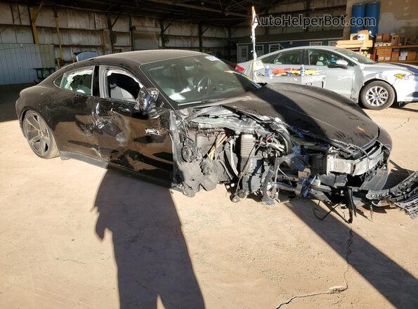 WP0AB2Y19MSA42557 2021 PORSCHE TAYCAN Черный Передняя правая четверть