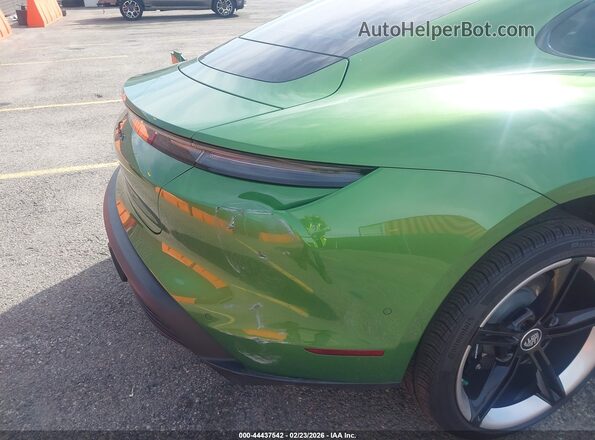 WP0AB2Y1XLSA52545 2020 PORSCHE TAYCAN Зеленый Задняя правая четверть