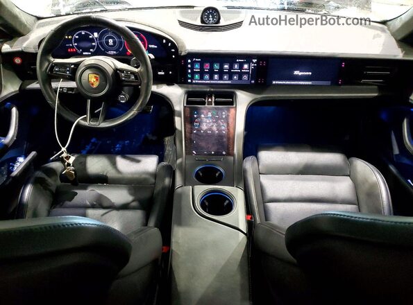 WP0AC2Y10LSA72302 2020 PORSCHE TAYCAN Черный Вид панели приборов