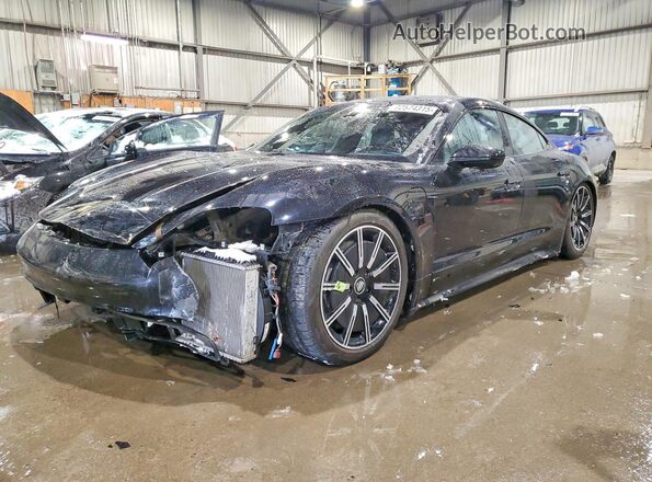 WP0AC2Y10LSA72302 2020 PORSCHE TAYCAN Черный Передняя левая четверть