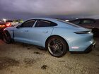 2023 Porsche Taycan Turbo Синий vin: WP0AC2Y15PSA52245