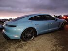 2023 Porsche Taycan Turbo Синий vin: WP0AC2Y15PSA52245