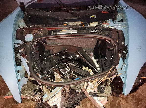 WP0AC2Y15PSA52245 2023 PORSCHE TAYCAN Синий Вид задней части салона