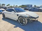 2021 Porsche Taycan Turbo White vin: WP0AC2Y19MSA63714