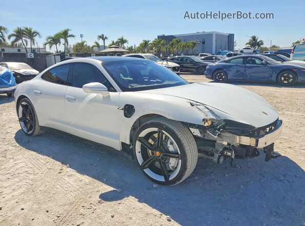 WP0AC2Y19MSA63714 2021 PORSCHE TAYCAN White Front right