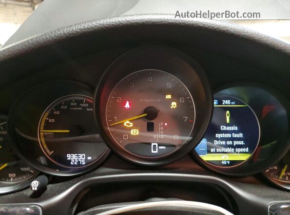 WP0AD2A79GL040053 2016 PORSCHE PANAMERA Серый Вид щитка приборов