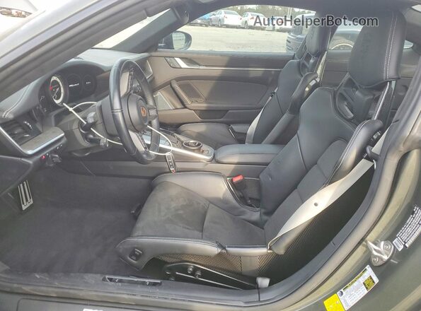 WP0AD2A90PS258485 2023 PORSCHE 911 Green Widok wnętrza z przodu