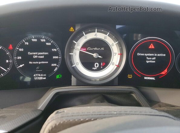 WP0AD2A90PS258485 2023 PORSCHE 911 Green Widok zestawu wskaźników
