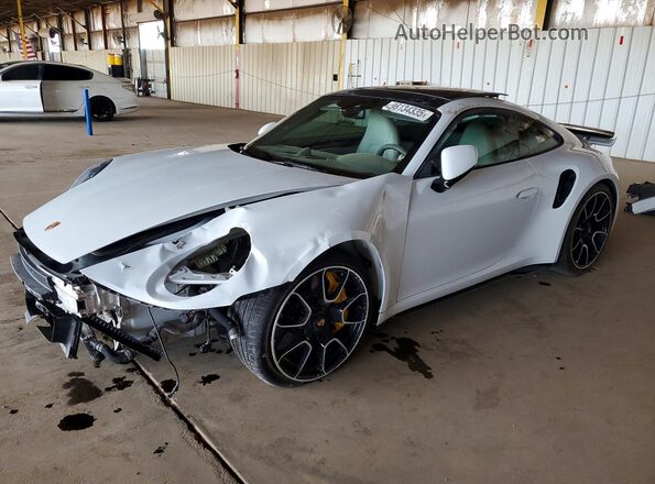 WP0AD2A96NS254342 2022 PORSCHE 911 Белый Передняя левая четверть