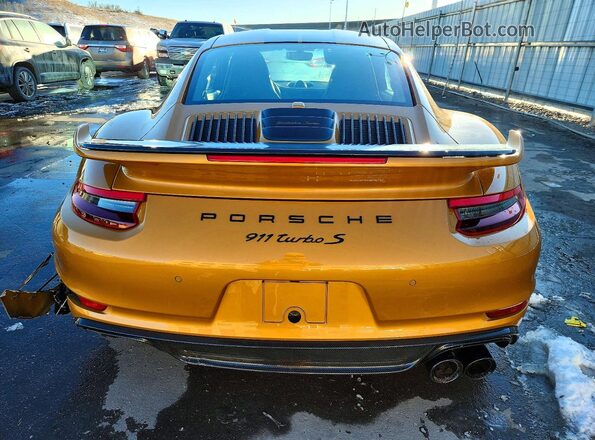 WP0AD2A99JS156951 2018 PORSCHE 911 Orange Vista trasera