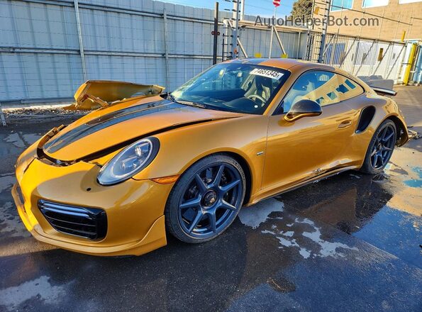 WP0AD2A99JS156951 2018 PORSCHE 911 Orange Vista tres cuartos delantera izquierda