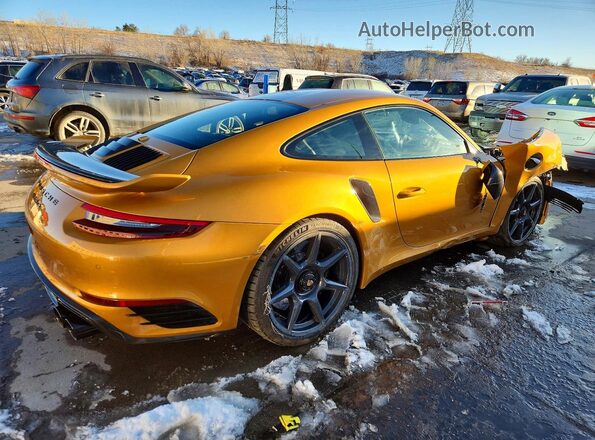 WP0AD2A99JS156951 2018 PORSCHE 911 Orange Trasero derecho
