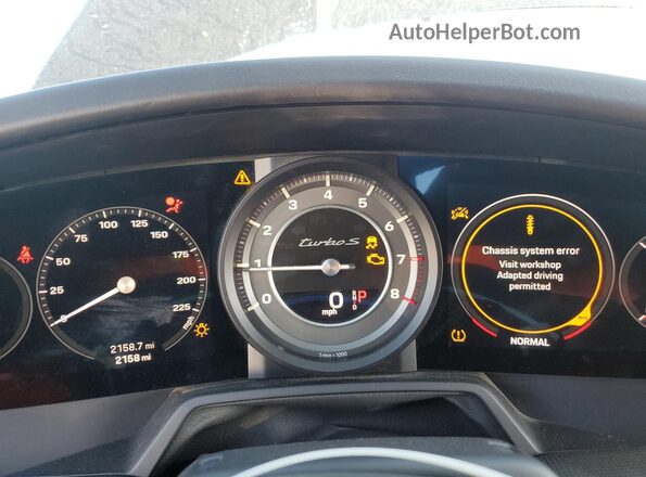 WP0AD2A99PS257030 2023 PORSCHE 911 Черный Вид щитка приборов