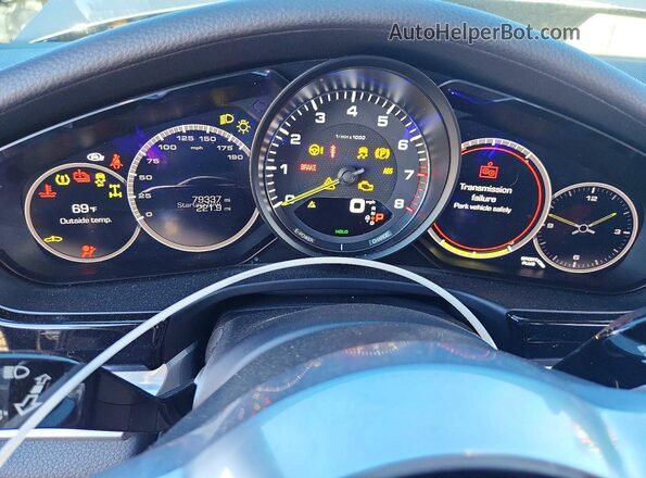 WP0AE2A76KL123283 2019 PORSCHE PANAMERA Серый Вид щитка приборов