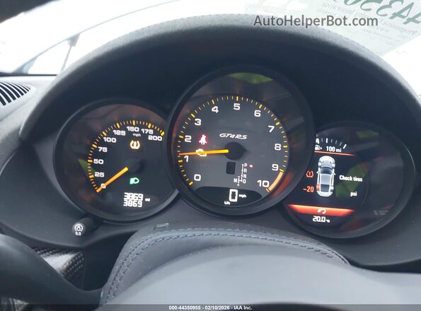 WP0AE2A89PS280800 2023 PORSCHE 718 CAYMAN Light Blue Вид задних сидений