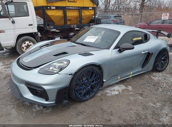 WP0AE2A89PS280800 2023 PORSCHE 718 CAYMAN Light Blue Передняя левая четверть