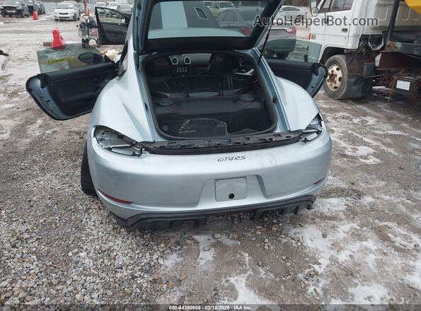 WP0AE2A89PS280800 2023 PORSCHE 718 CAYMAN Light Blue Вид спереди
