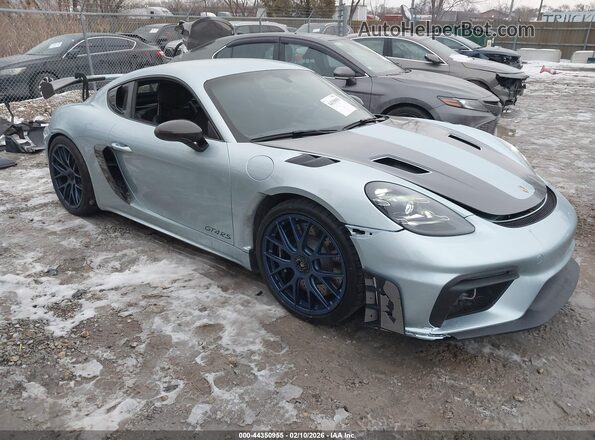WP0AE2A89PS280800 2023 PORSCHE 718 CAYMAN Light Blue Передняя правая четверть
