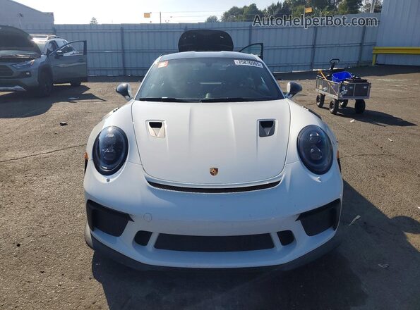 WP0AF2A9XKS165475 2019 PORSCHE 911 White წინა ხედი