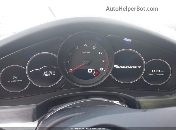 WP0AJ2A79ML115807 2021 PORSCHE PANAMERA Серебряный Вид задних сидений