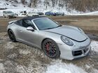 2018 Porsche 911 Targa S Серебряный vin: WP0BB2A98JS134997
