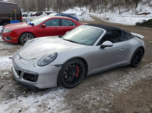 WP0BB2A98JS134997 2018 PORSCHE 911 Серебряный Передняя левая четверть