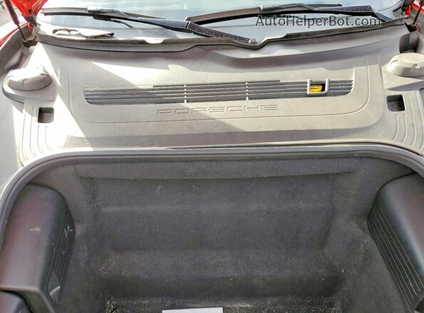 WP0CA2A85GS120546 2016 PORSCHE BOXSTER Красный Вид задней части салона