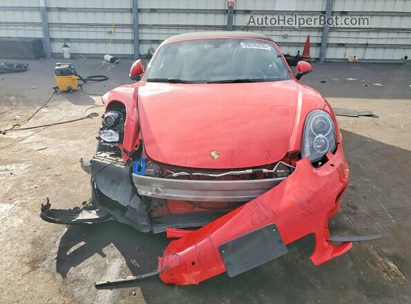 WP0CA2A85GS120546 2016 PORSCHE BOXSTER Красный Вид спереди