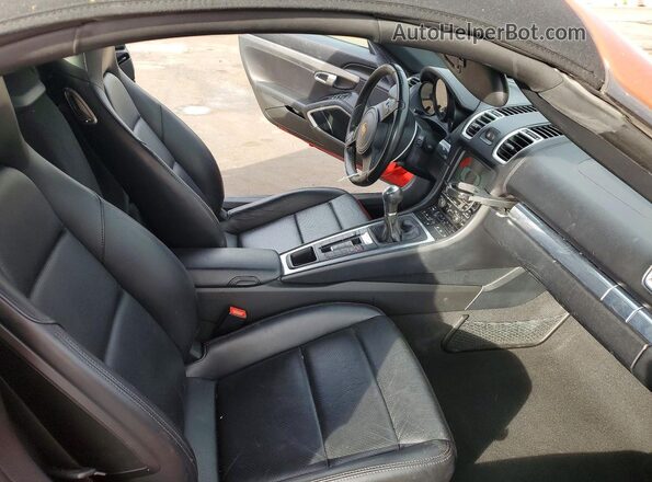 WP0CA2A85GS120546 2016 PORSCHE BOXSTER Красный Вид задних сидений